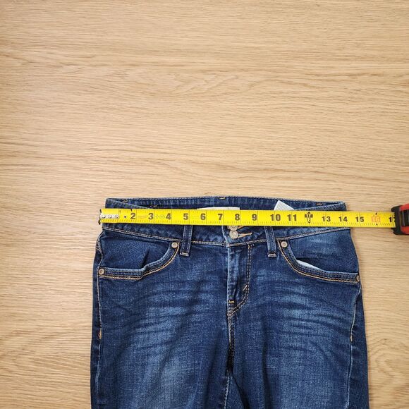 Levis 529 Jeans Womens 27x32 Curvy Bootcut Denim Blue Straight Leg Rockstar Pant - Picture 5 of 14